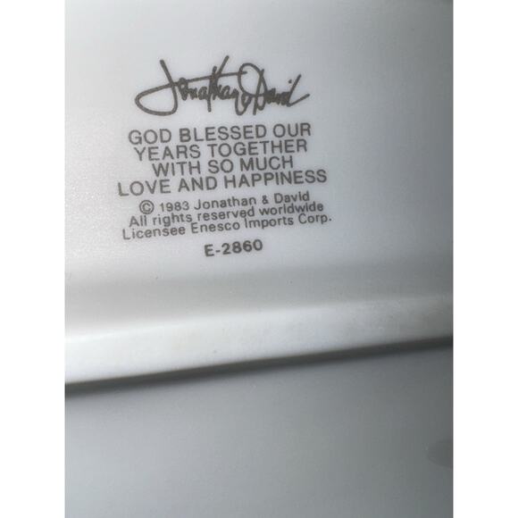 Precious Moments 50th Anniversary God Blessed Our Years Together E-2860 1983 - Picture 8 of 10